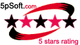 5 stars rating at 5psoft.com