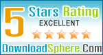 TotalRecall was received 5 stars award from DownloadSphere