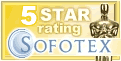 5 Star rating by SofoTex`s editors