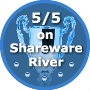 5 Stars Award at SharewareRiver.com