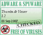 Thumbs.db Viewer 1.2 Antivirus Report