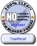 completely CLEAN of viruses, adware, spyware and any kind of suspicious or potentially dangerous component